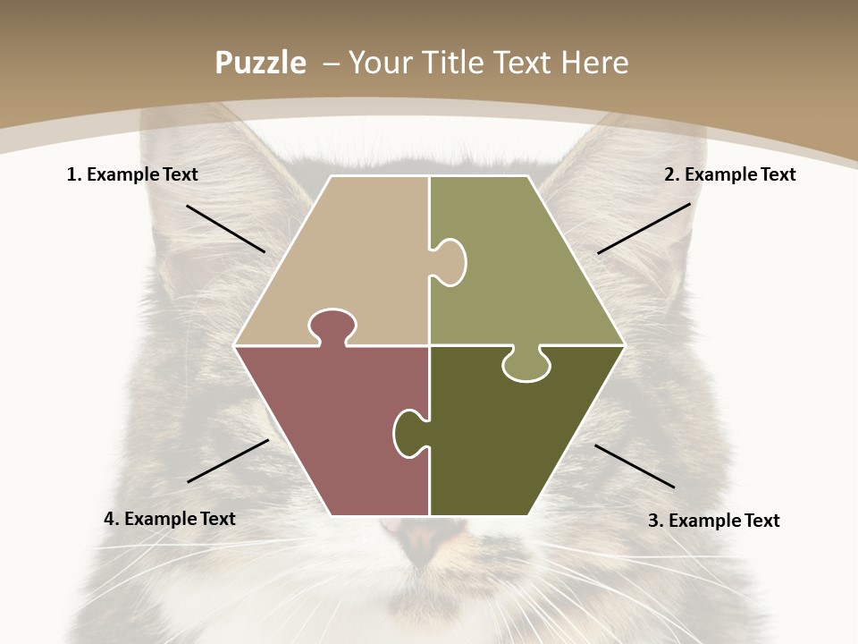 Predator Kitty Baby PowerPoint Template