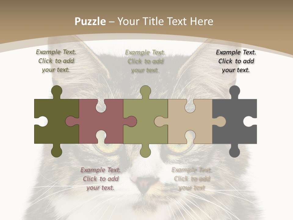 Predator Kitty Baby PowerPoint Template