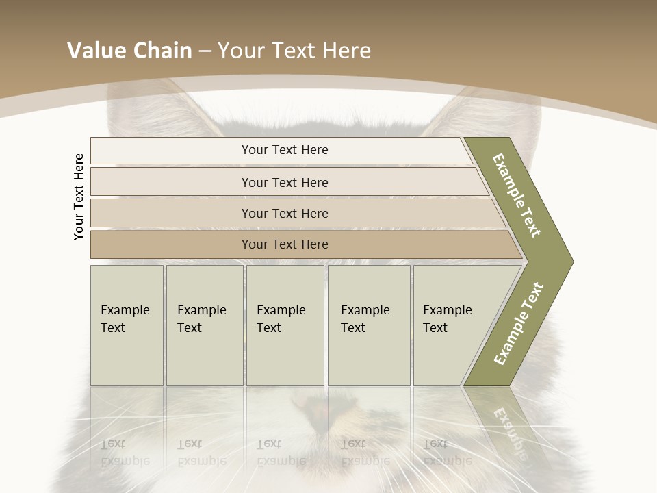 Predator Kitty Baby PowerPoint Template