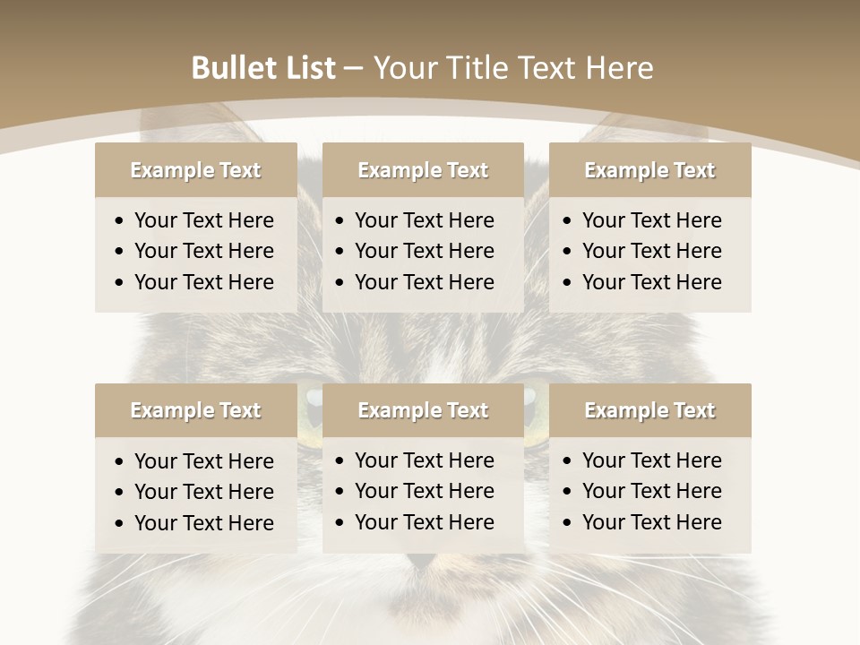 Predator Kitty Baby PowerPoint Template