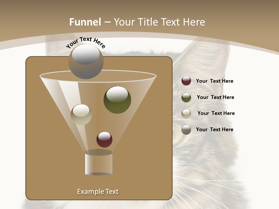 Predator Kitty Baby PowerPoint Template