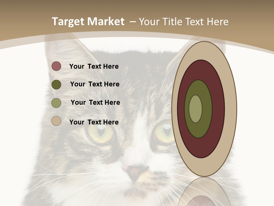 Predator Kitty Baby PowerPoint Template