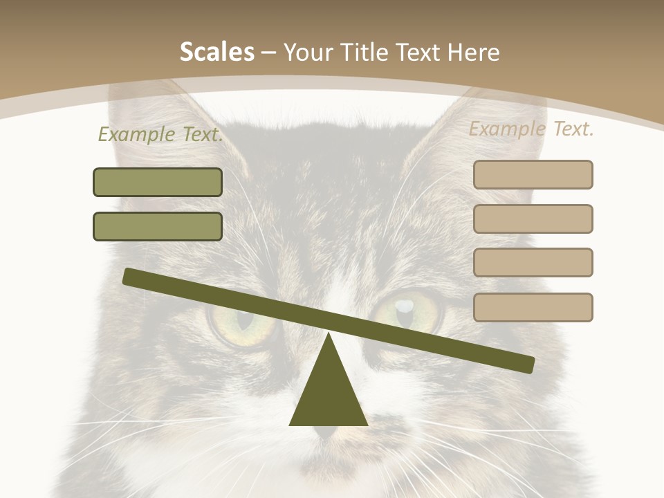 Predator Kitty Baby PowerPoint Template