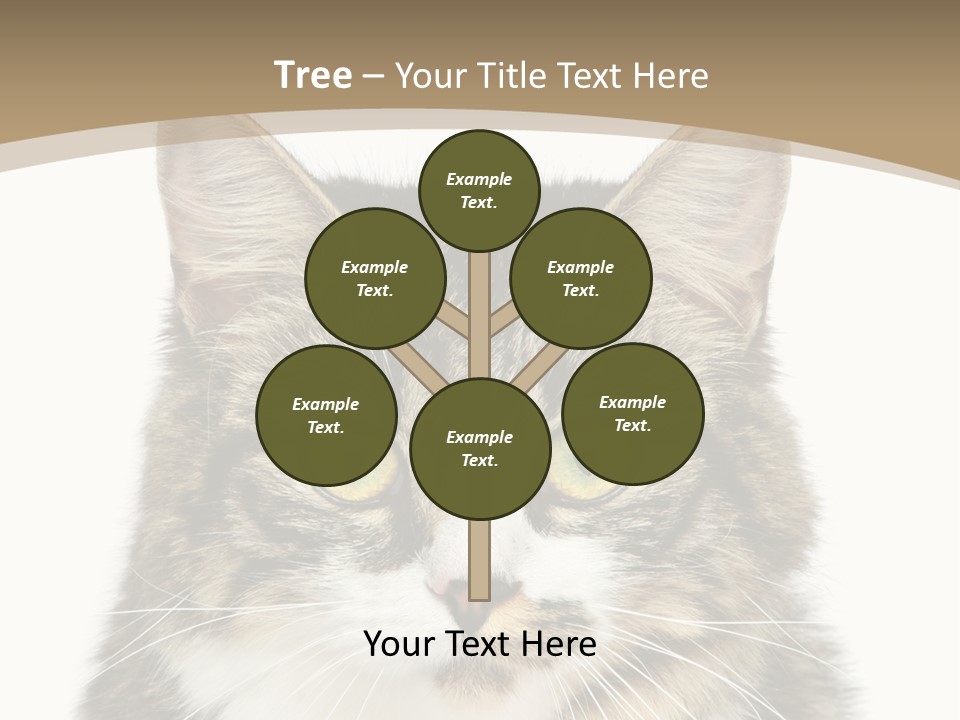 Predator Kitty Baby PowerPoint Template