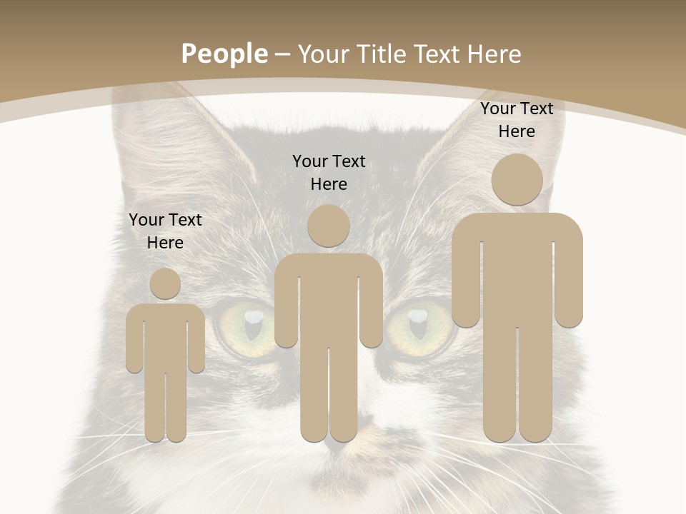 Predator Kitty Baby PowerPoint Template