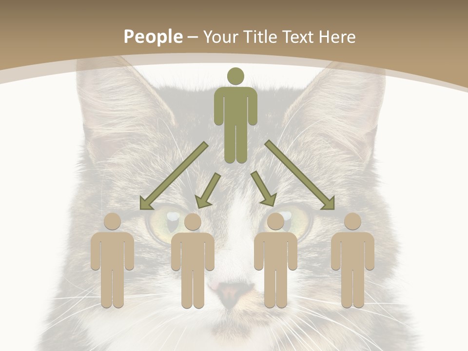 Predator Kitty Baby PowerPoint Template