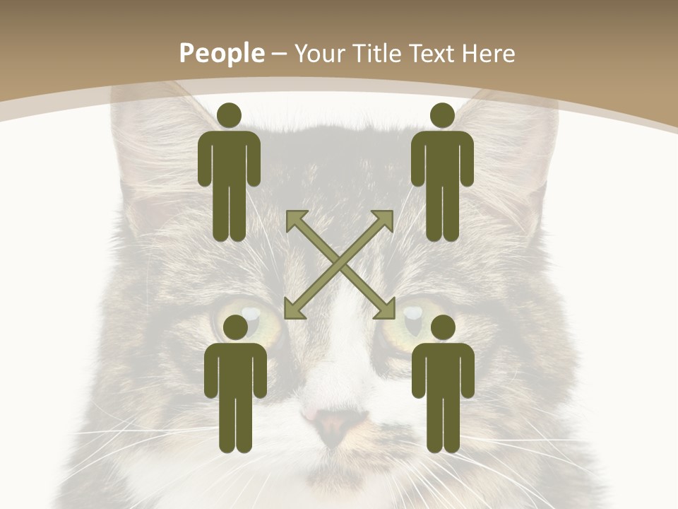 Predator Kitty Baby PowerPoint Template