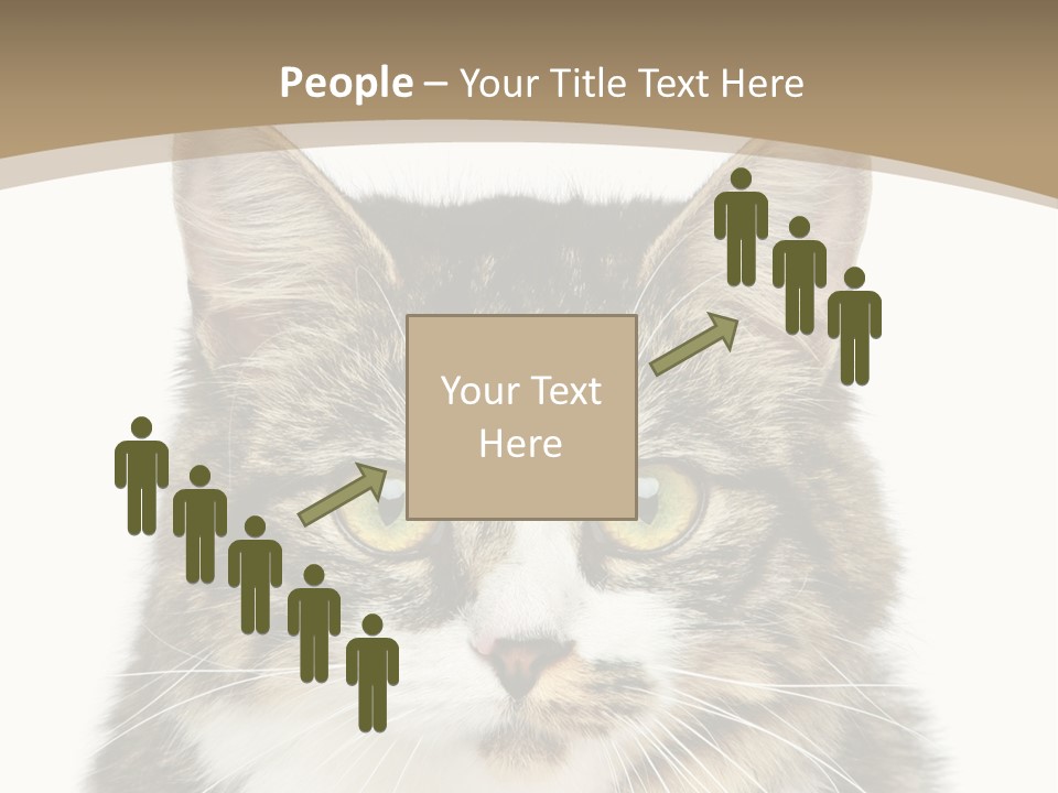 Predator Kitty Baby PowerPoint Template