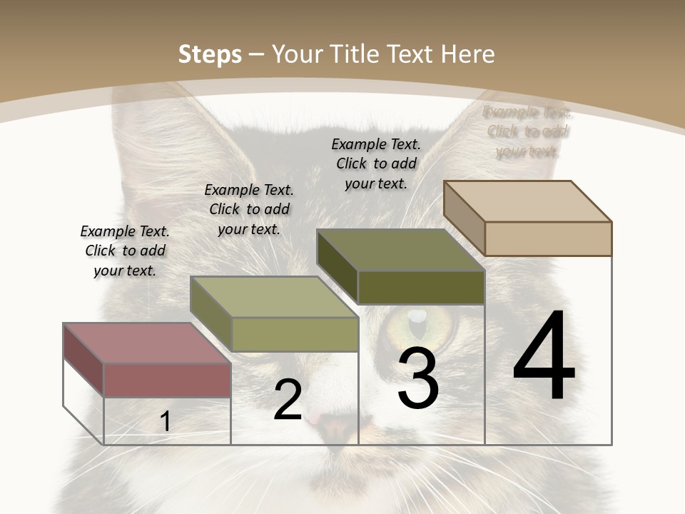 Predator Kitty Baby PowerPoint Template