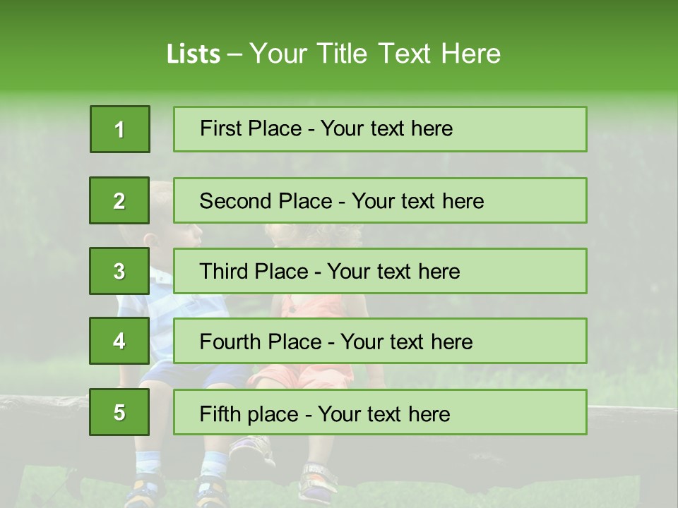 Summertime Love Happy PowerPoint Template