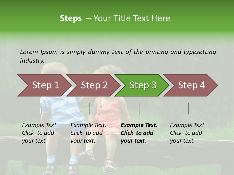 Summertime Love Happy PowerPoint Template