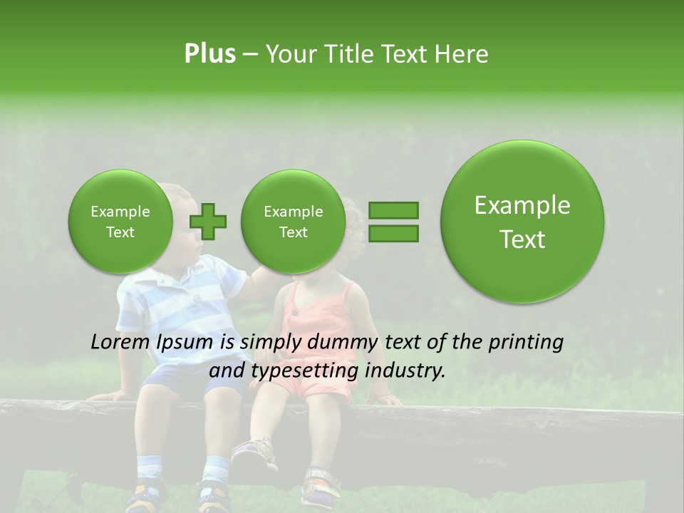 Summertime Love Happy PowerPoint Template