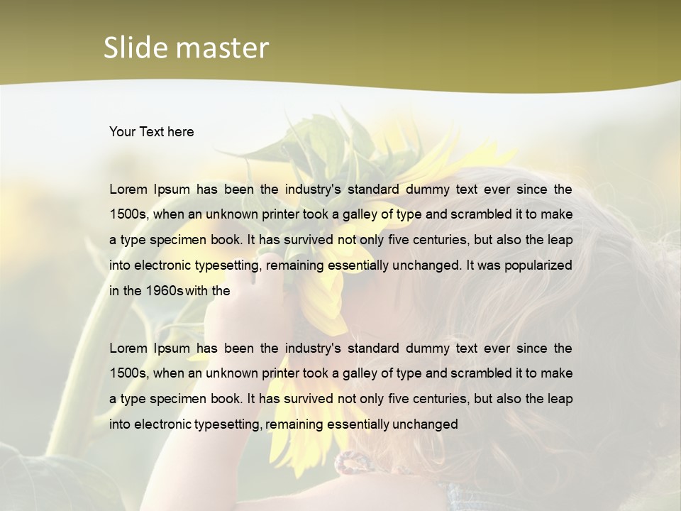 Enjoyment Toddler Blue PowerPoint Template