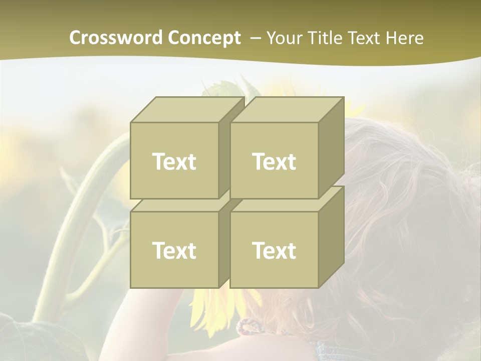 Enjoyment Toddler Blue PowerPoint Template