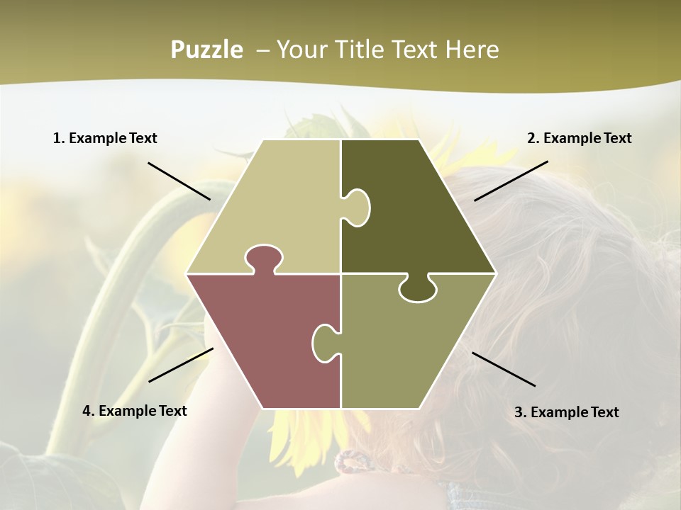 Enjoyment Toddler Blue PowerPoint Template