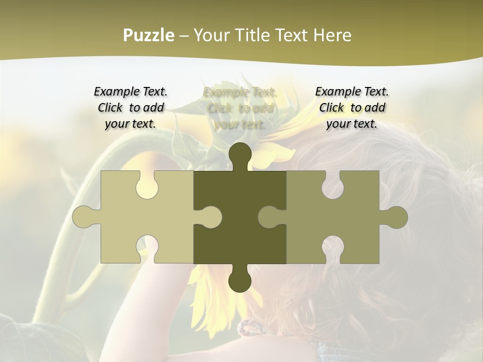 Enjoyment Toddler Blue PowerPoint Template