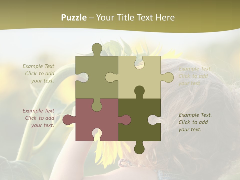 Enjoyment Toddler Blue PowerPoint Template