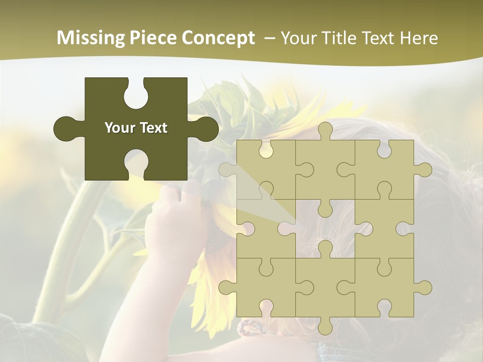 Enjoyment Toddler Blue PowerPoint Template