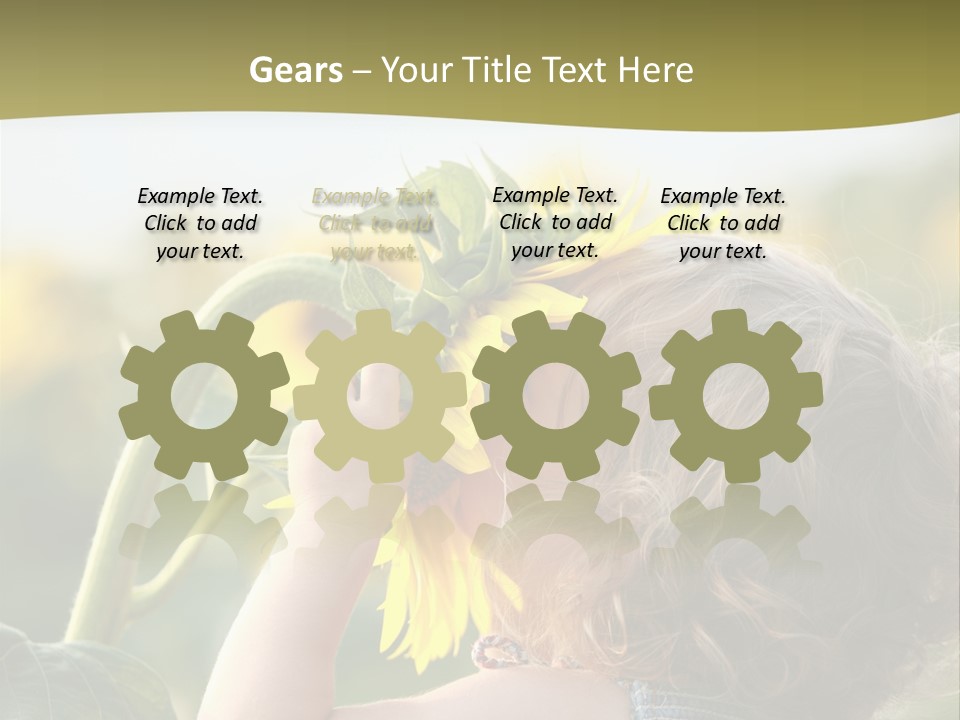 Enjoyment Toddler Blue PowerPoint Template