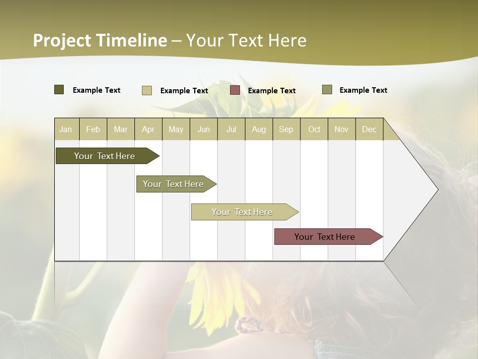 Enjoyment Toddler Blue PowerPoint Template