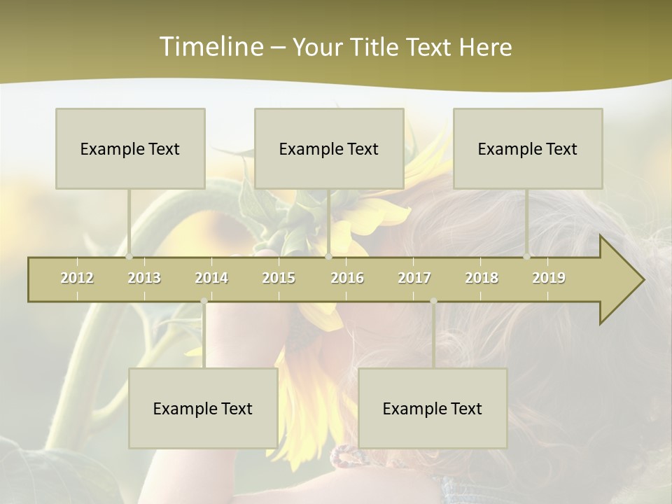 Enjoyment Toddler Blue PowerPoint Template