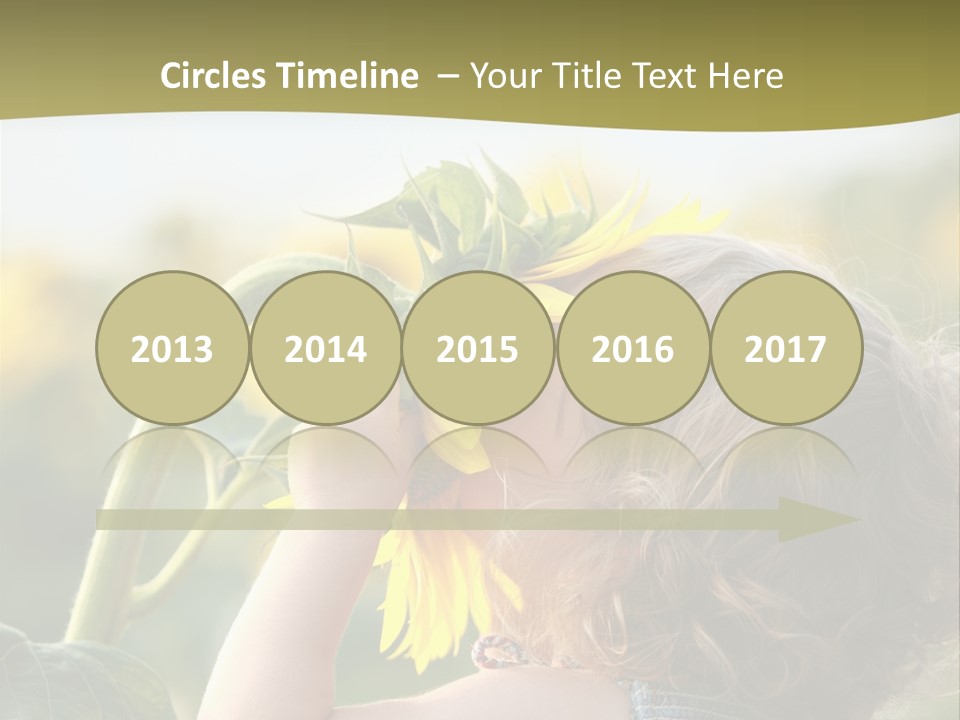 Enjoyment Toddler Blue PowerPoint Template