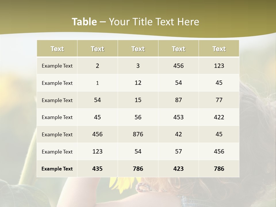 Enjoyment Toddler Blue PowerPoint Template
