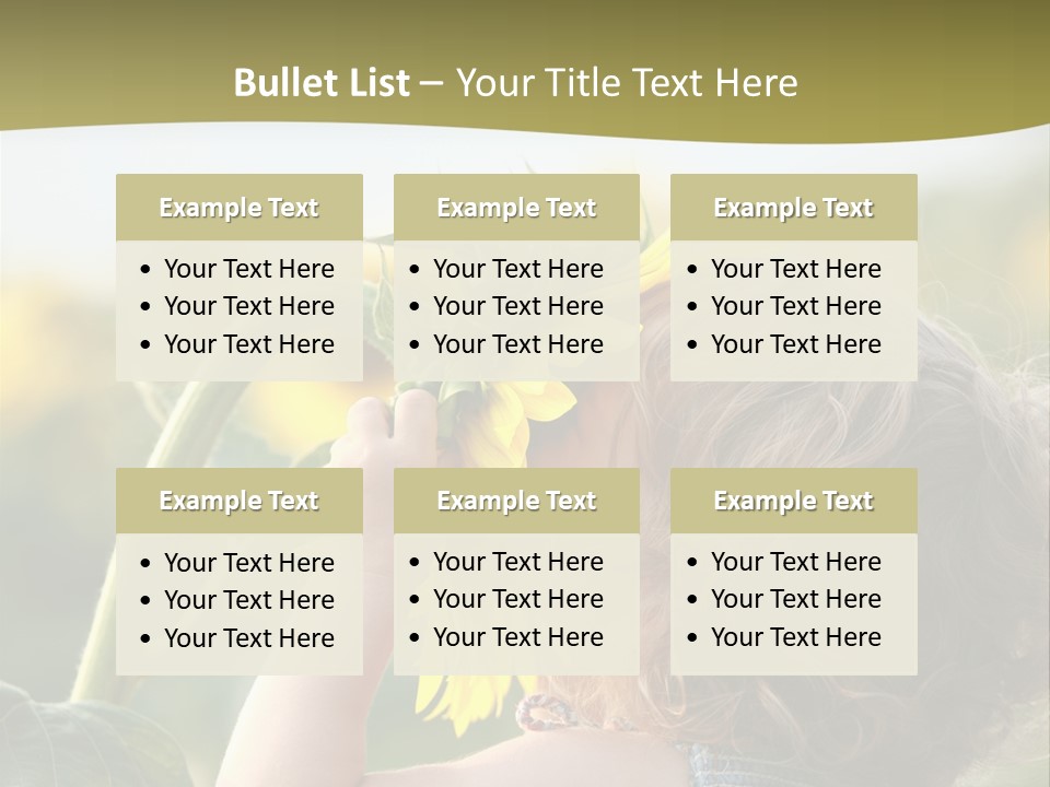 Enjoyment Toddler Blue PowerPoint Template