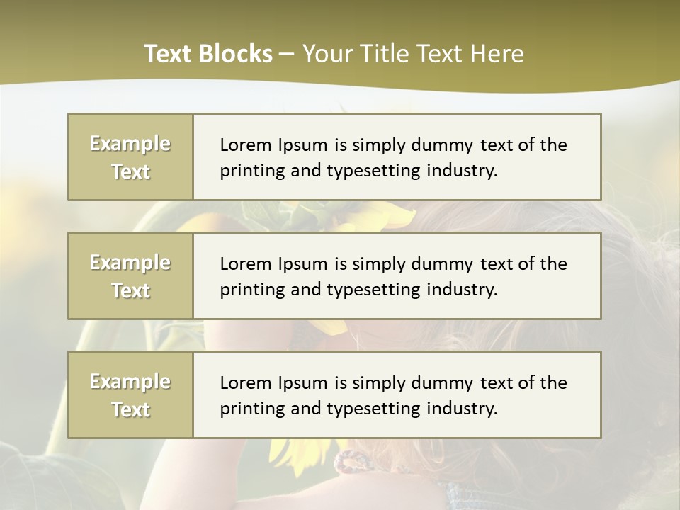 Enjoyment Toddler Blue PowerPoint Template