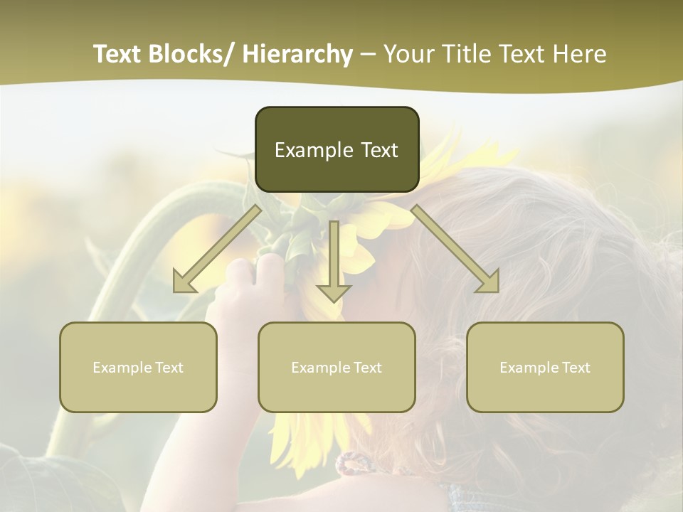 Enjoyment Toddler Blue PowerPoint Template