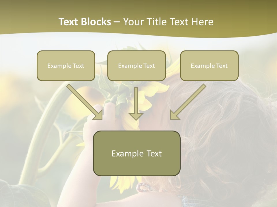 Enjoyment Toddler Blue PowerPoint Template