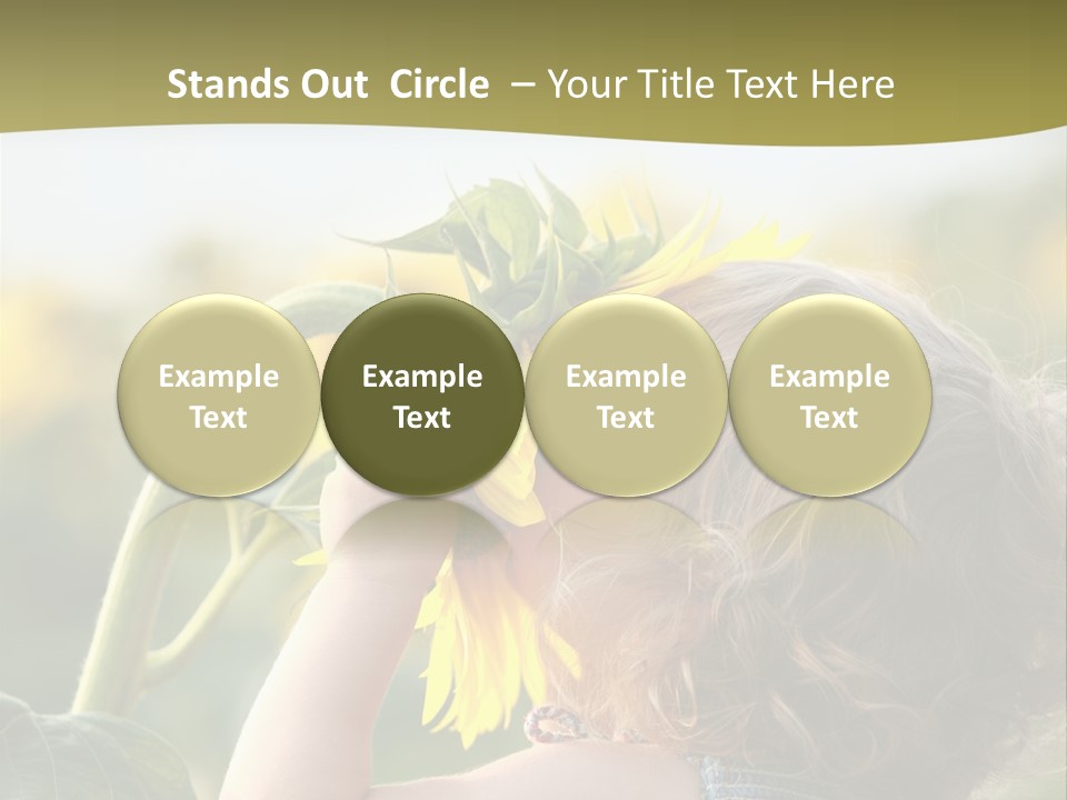 Enjoyment Toddler Blue PowerPoint Template