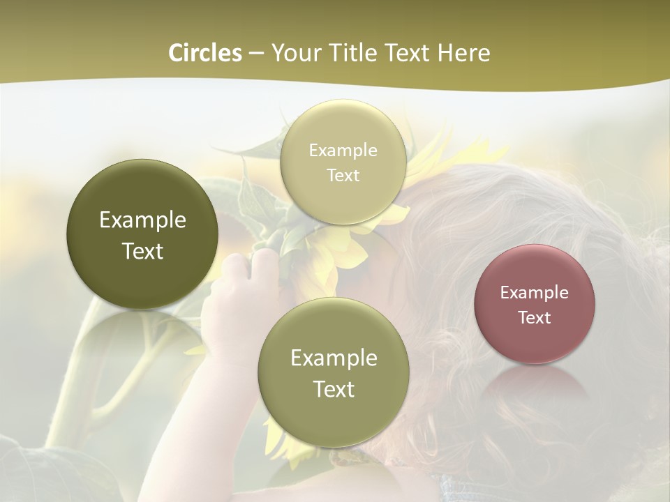 Enjoyment Toddler Blue PowerPoint Template