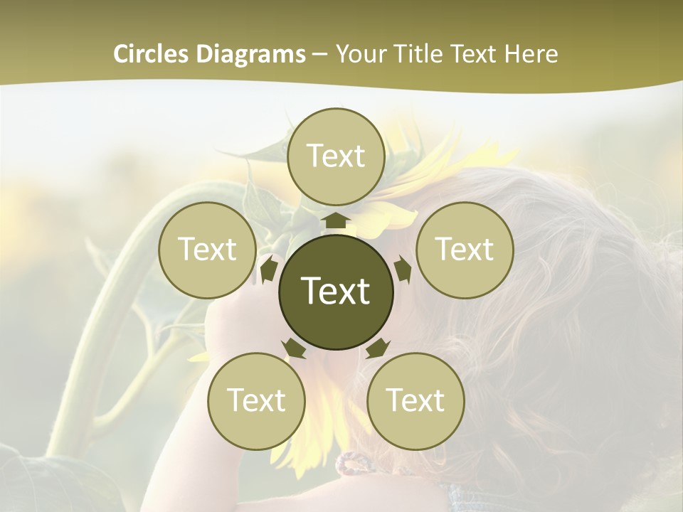 Enjoyment Toddler Blue PowerPoint Template