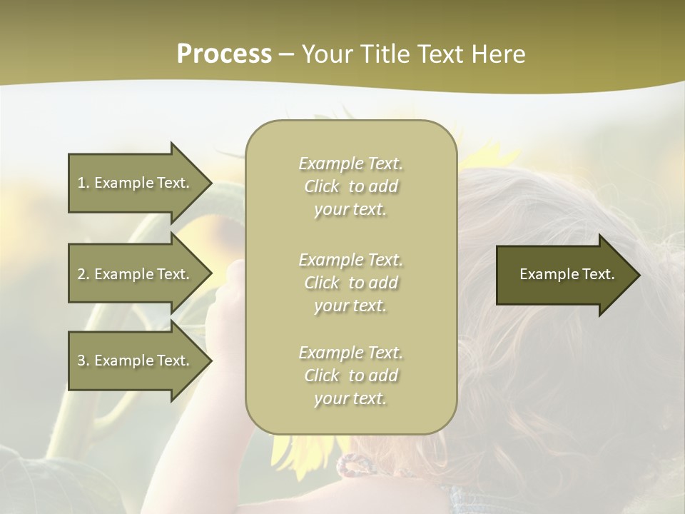 Enjoyment Toddler Blue PowerPoint Template