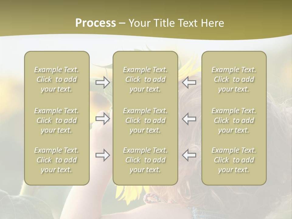 Enjoyment Toddler Blue PowerPoint Template