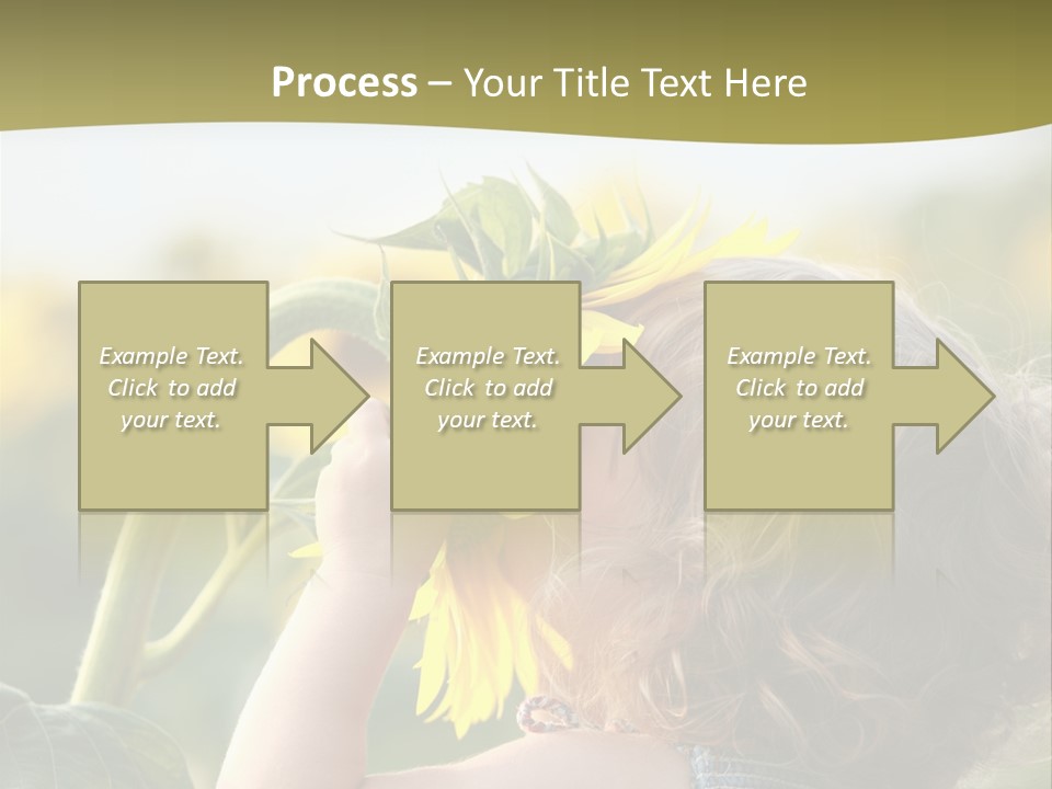Enjoyment Toddler Blue PowerPoint Template