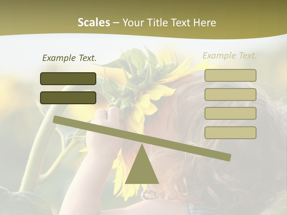 Enjoyment Toddler Blue PowerPoint Template