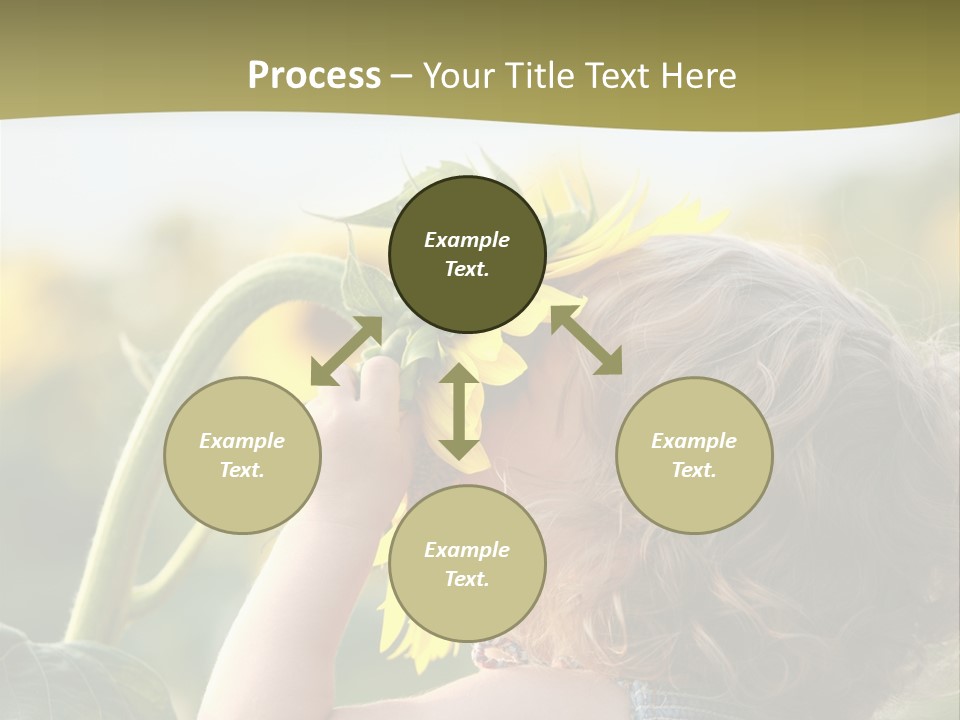 Enjoyment Toddler Blue PowerPoint Template