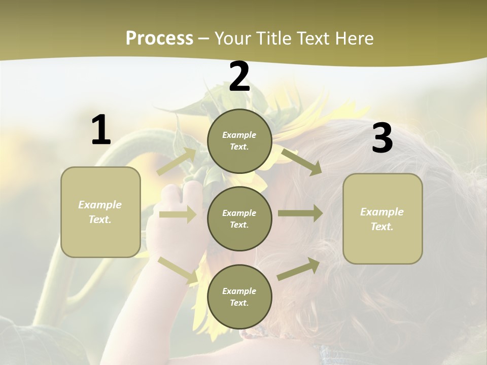 Enjoyment Toddler Blue PowerPoint Template