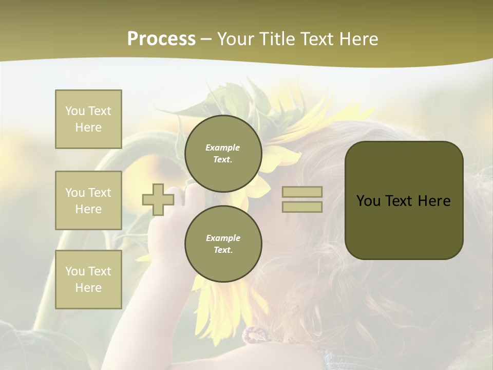 Enjoyment Toddler Blue PowerPoint Template