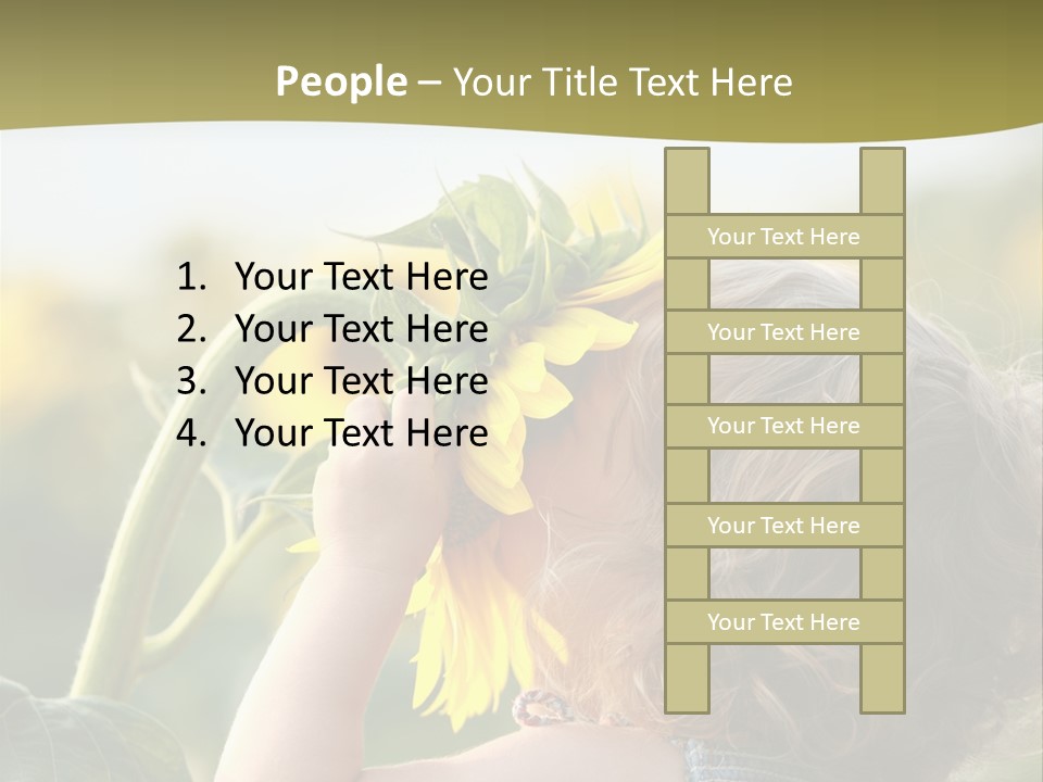 Enjoyment Toddler Blue PowerPoint Template