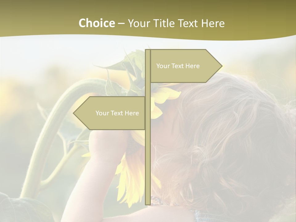 Enjoyment Toddler Blue PowerPoint Template