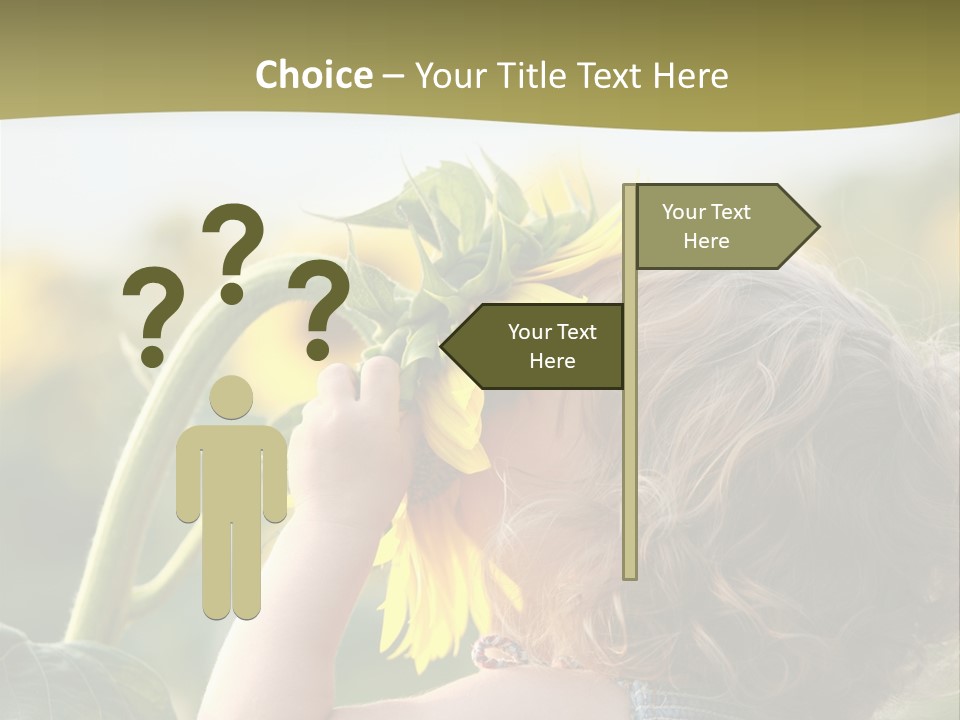 Enjoyment Toddler Blue PowerPoint Template