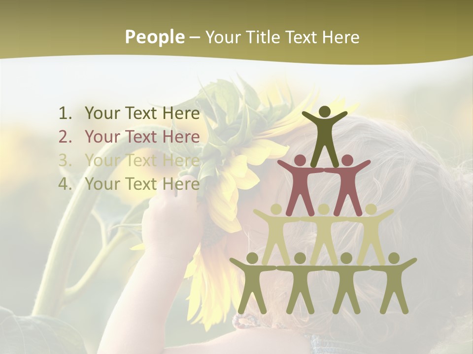 Enjoyment Toddler Blue PowerPoint Template