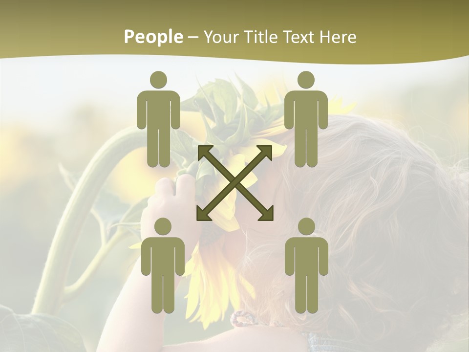 Enjoyment Toddler Blue PowerPoint Template