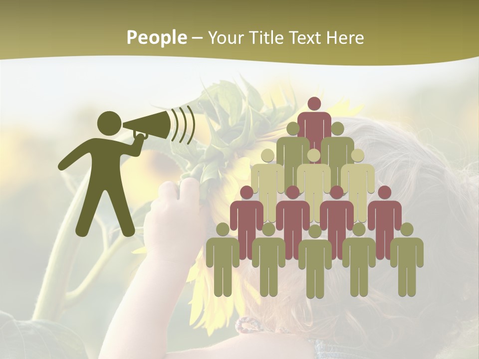 Enjoyment Toddler Blue PowerPoint Template