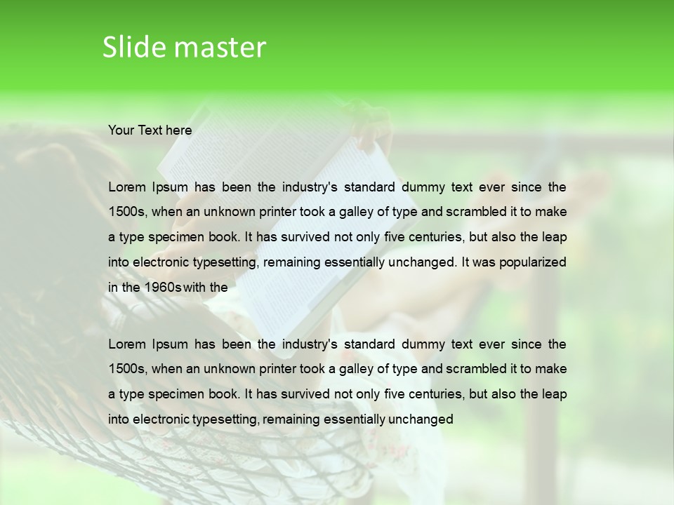 Novel Cropped Human PowerPoint Template