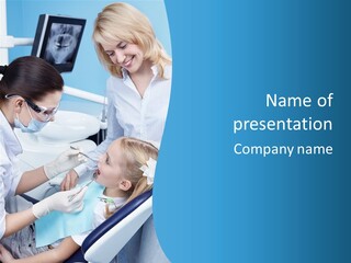 Women Dentist Medical PowerPoint Template