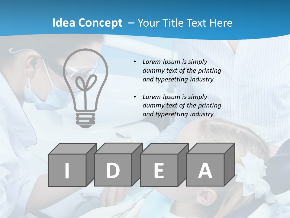 Women Dentist Medical PowerPoint Template